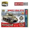 AMMO of Mig Jimenez 7700 WW II AMERICAN ETO SOLUTION BOX